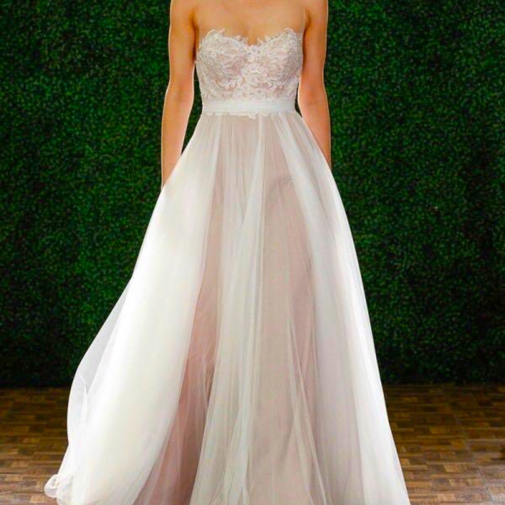 BHLDN Watters Penelope Love Marley tulle wedding gown